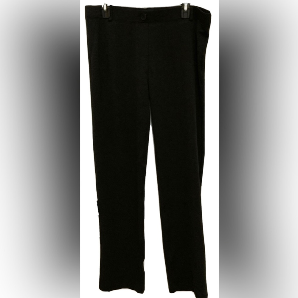 Betabrand Pull On Straight Leg Bootcut Yoga Pants Dark Gray Size XL Long